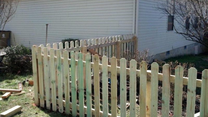 Picket Fence Installation Nashville TN Pro Line Fence Co   Pro Line Picket Fence 